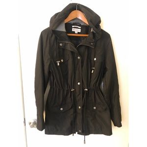 Black Merona Rain Jacket